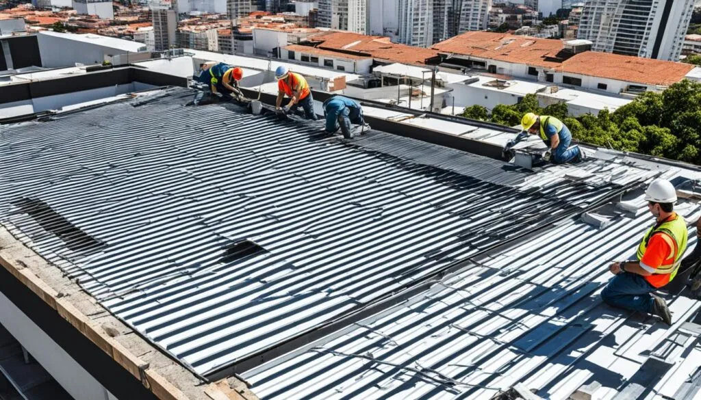 serviços de reforma de telhado